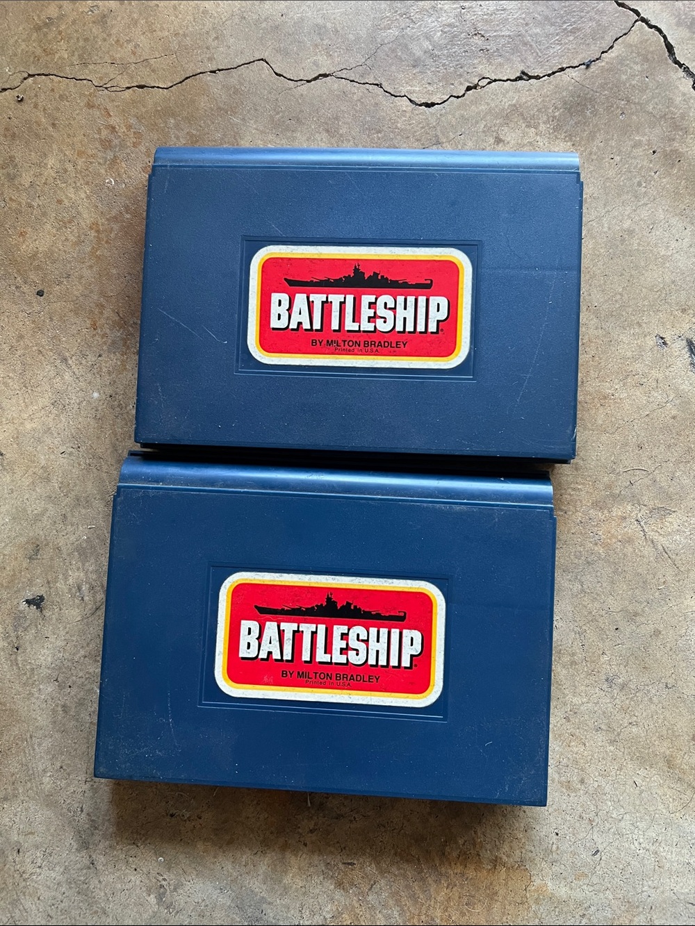 Vintage Battleship Game - Navy Blue